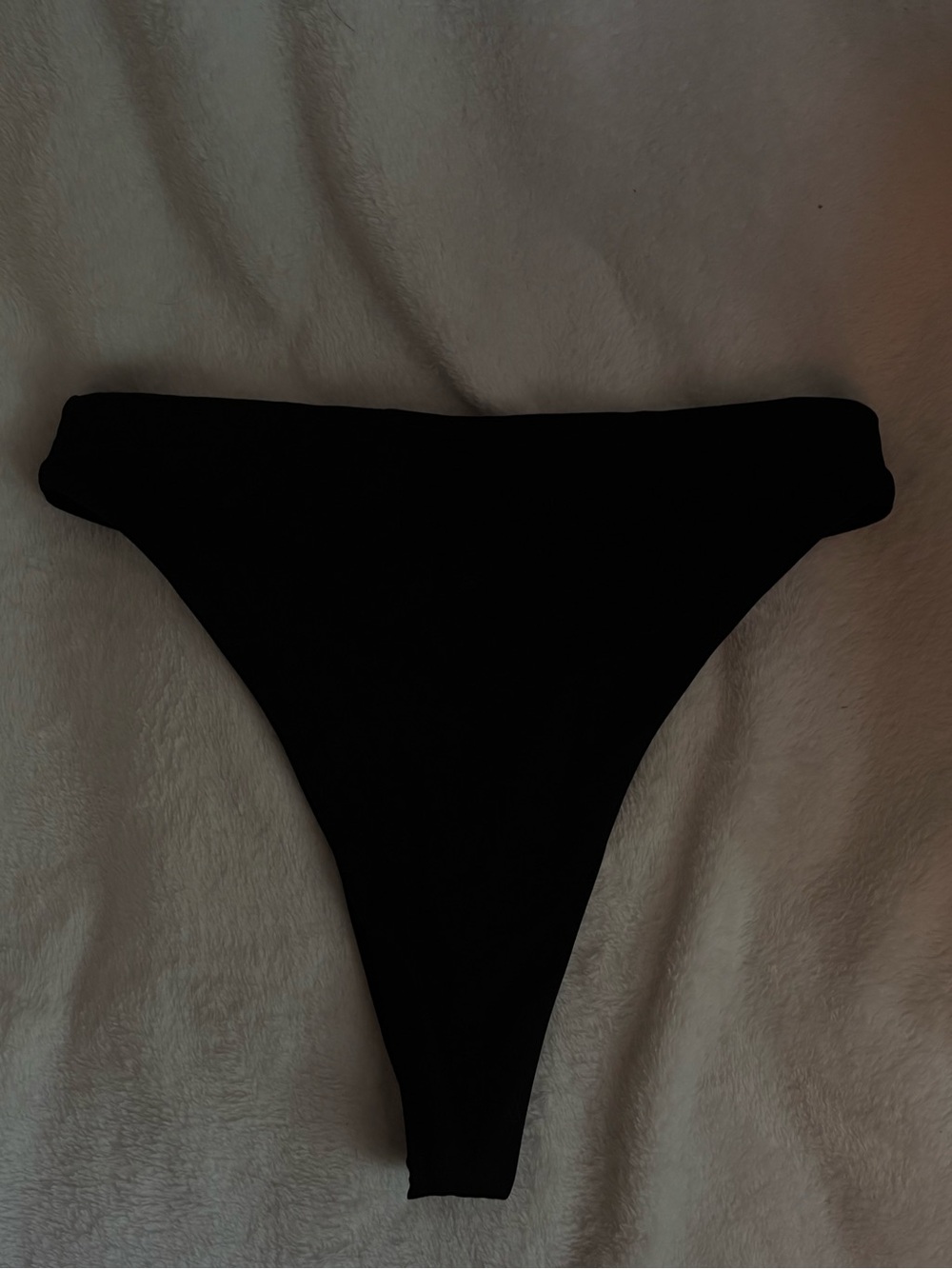 Black High-Cut Bikini Bottom